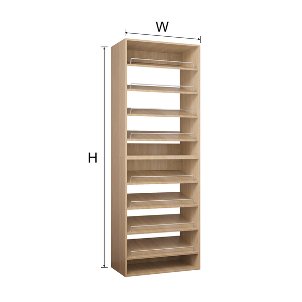 YChoiceMe White Open Storage Cabinet