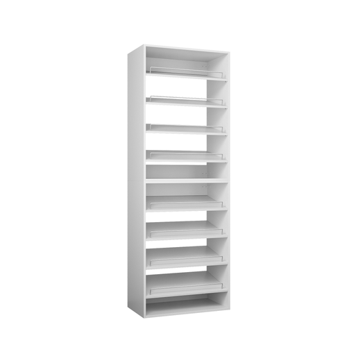 YChoiceMe White Open Storage Cabinet