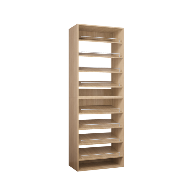 YChoiceMe White Open Storage Cabinet