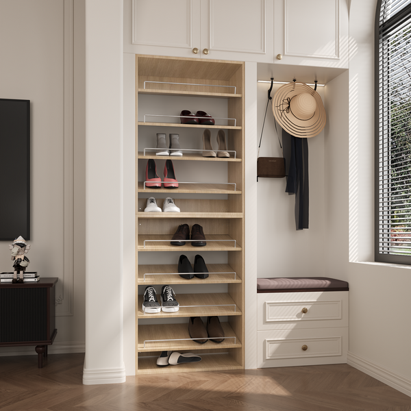 YChoiceMe White Open Storage Cabinet