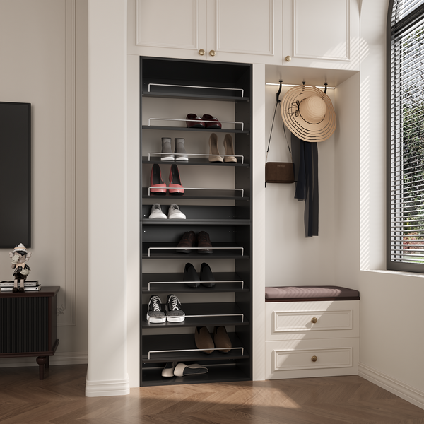YChoiceMe White Open Storage Cabinet