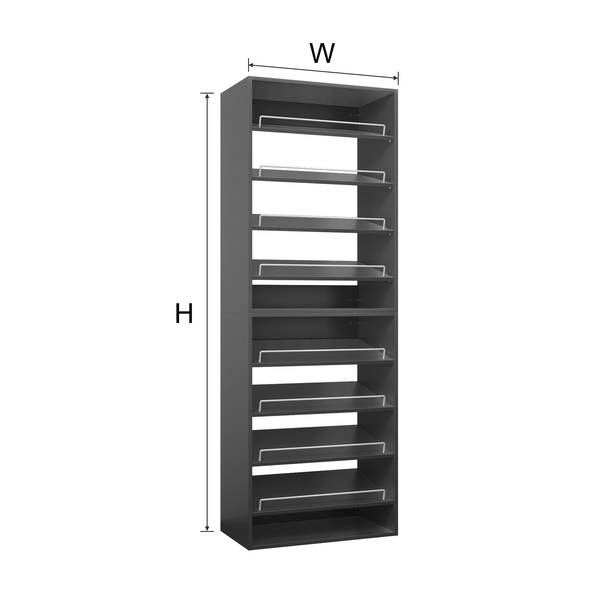 YChoiceMe White Open Storage Cabinet