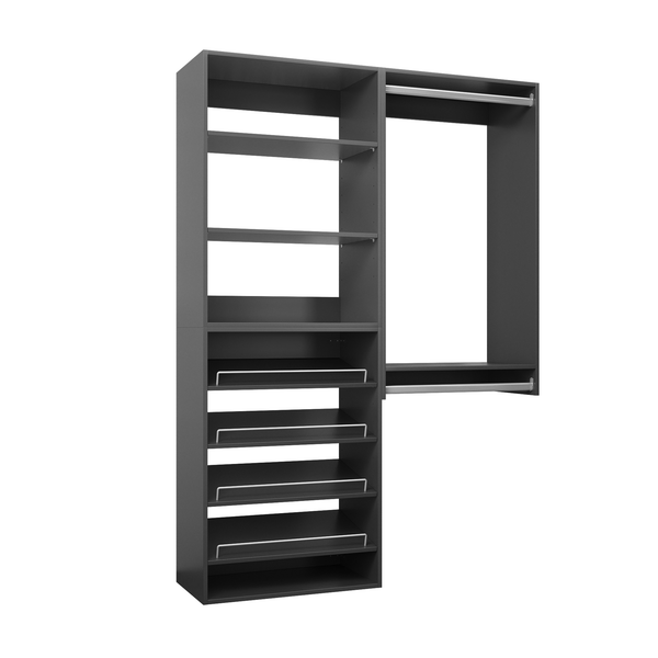 Modular Wardrobe System With Shoe Rack And Hanging