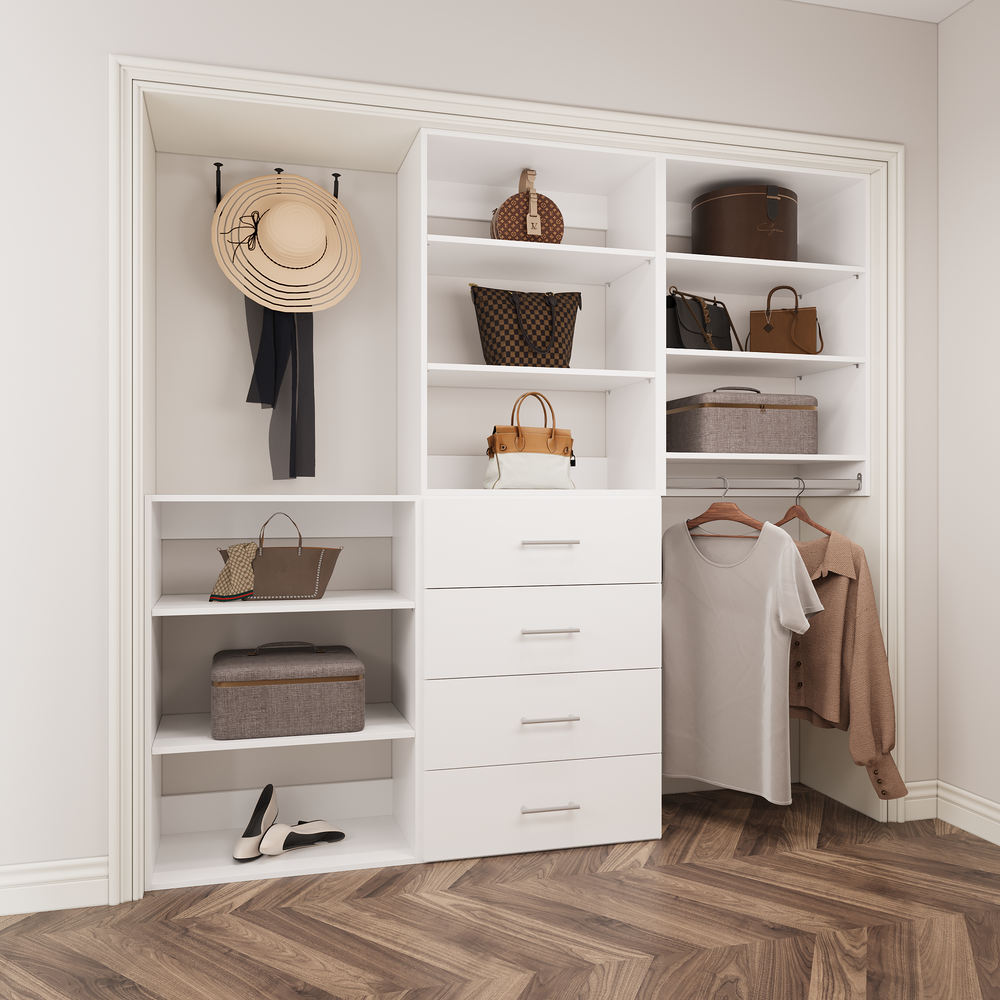 YChoiceMe Bedroom Closet System 3-Piece Kit
