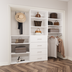 YChoiceMe Bedroom Closet System 3-Piece Kit