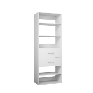 YChoiceMe Two Drawer Wooden Organizer For Tight Spaces