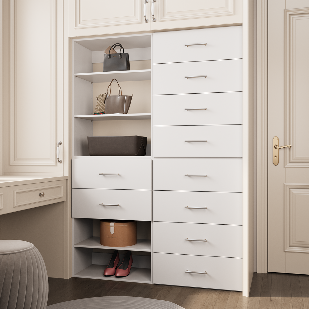 YChoiceMe 2-Piece Entry Door Wardrobe