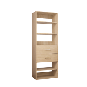 YChoiceMe Two Drawer Wooden Organizer For Tight Spaces