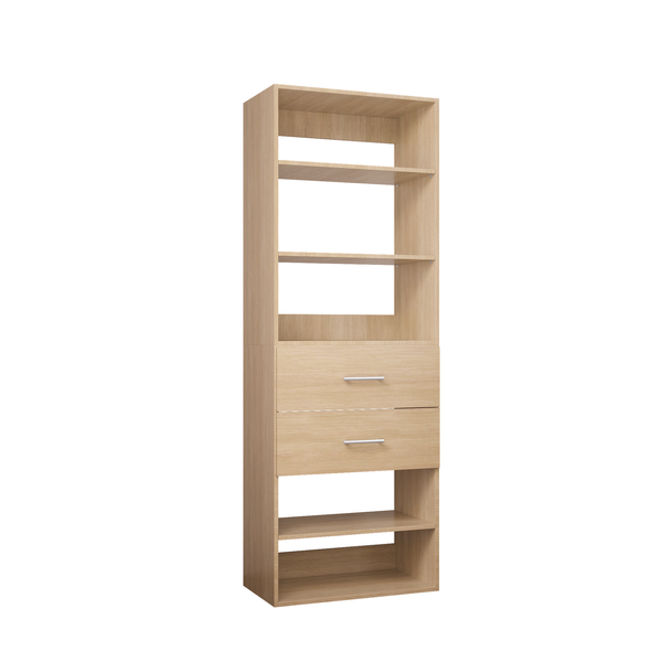 YChoiceMe Two Drawer Wooden Organizer For Tight Spaces