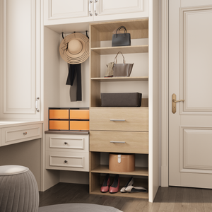 YChoiceMe Two Drawer Wooden Organizer For Tight Spaces