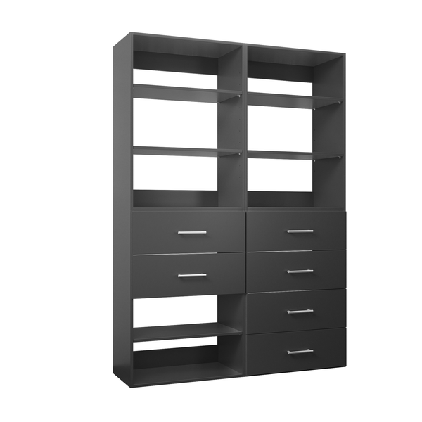 YChoiceMe White 6 Drawer Wardrobe