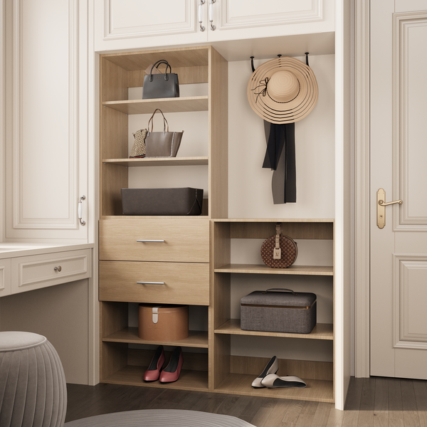 Modular Wardrobe System With Drawers