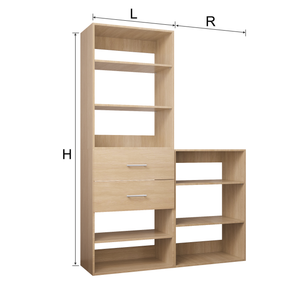 Modular Wardrobe System With Drawers
