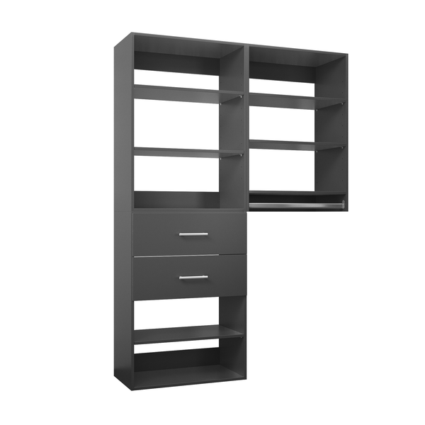 YChoiceMe Two Tier Deluxe White Coat Closet