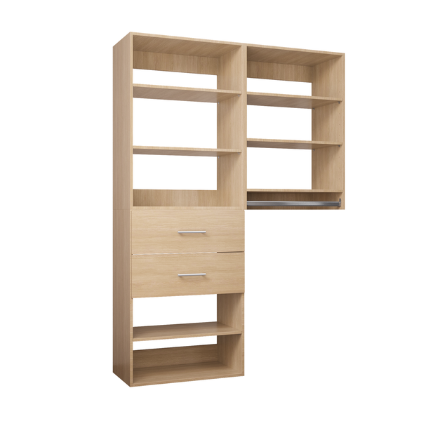 YChoiceMe Two Tier Deluxe White Coat Closet