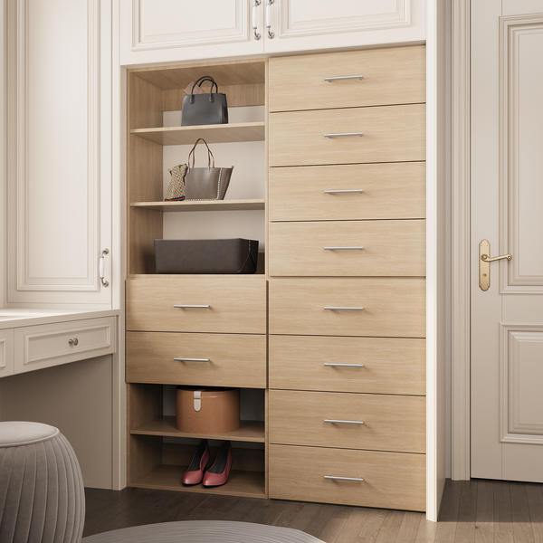 YChoiceMe 2-Piece Entry Door Wardrobe