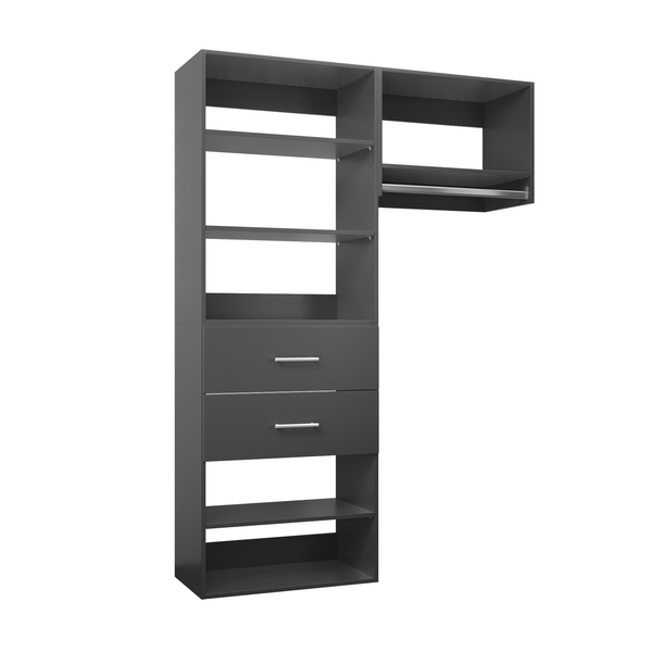 YChoiceMe Solid Wood Closet Organizer System