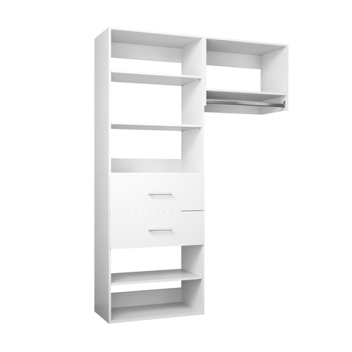 YChoiceMe Solid Wood Closet Organizer System