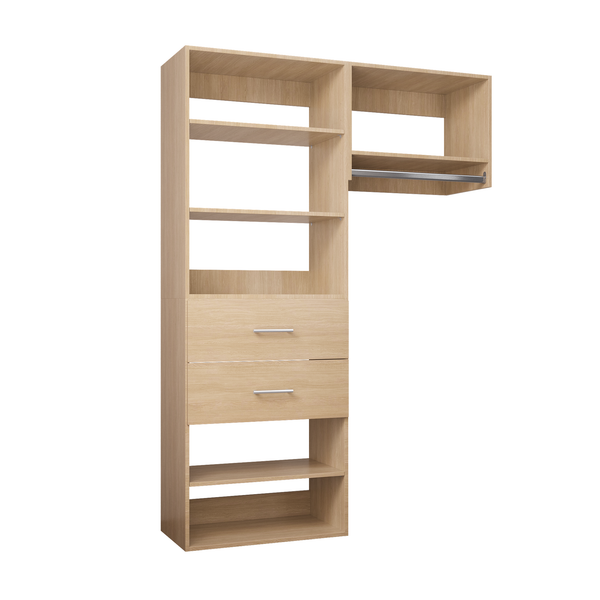YChoiceMe Solid Wood Closet Organizer System
