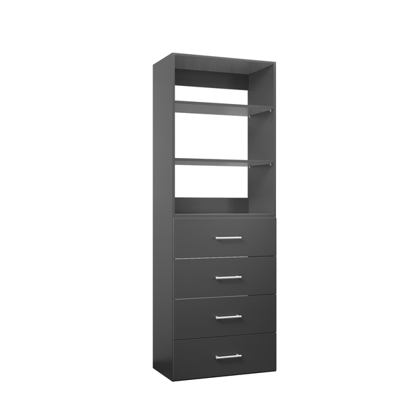 YChoiceMe 4-Drawer And 3-Drawer Open Storage Cabinet