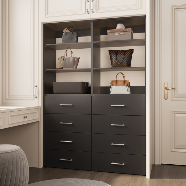 Modular Wardrobe System With 8 Drawers
