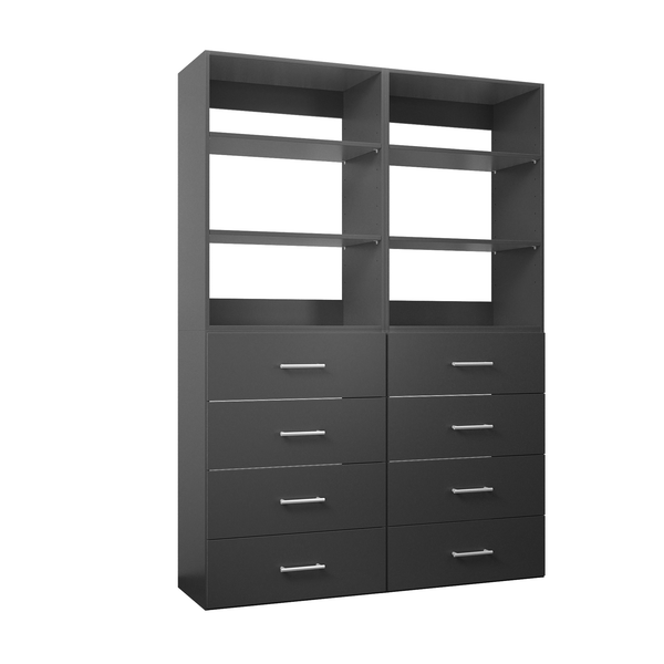 Modular Wardrobe System With 8 Drawers