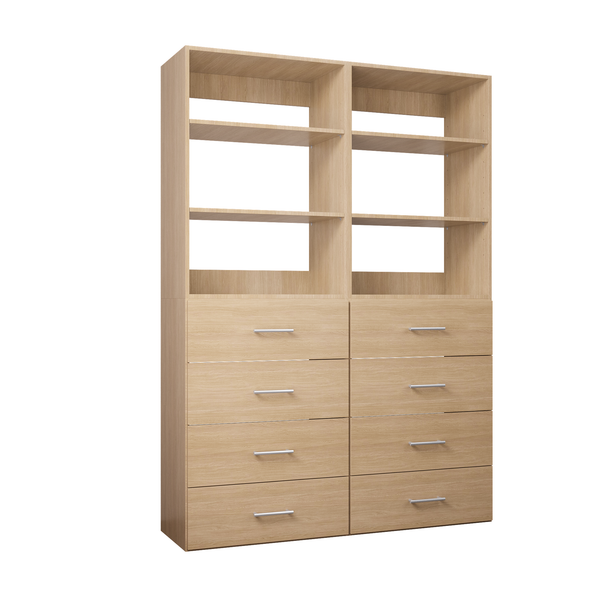 Modular Wardrobe System With 8 Drawers