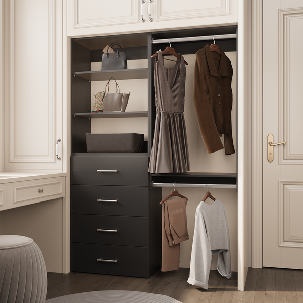 YChoiceMe White Storage Armoire With Drawers