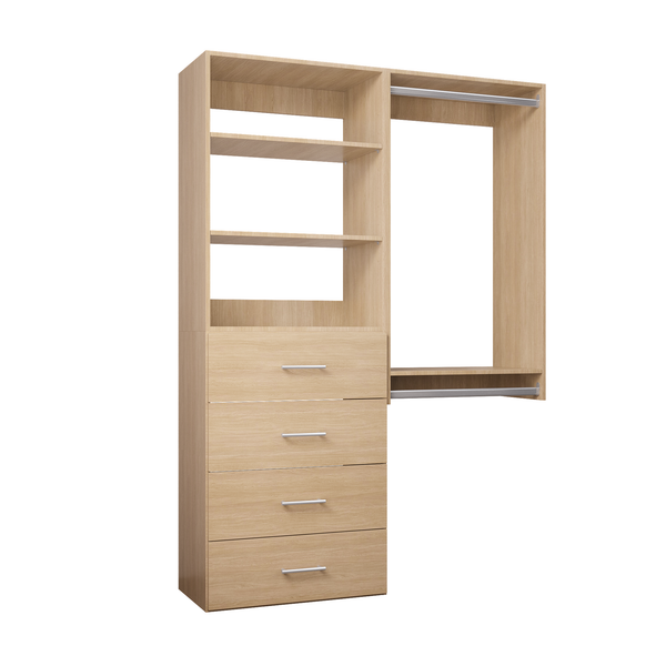 YChoiceMe White Storage Armoire With Drawers