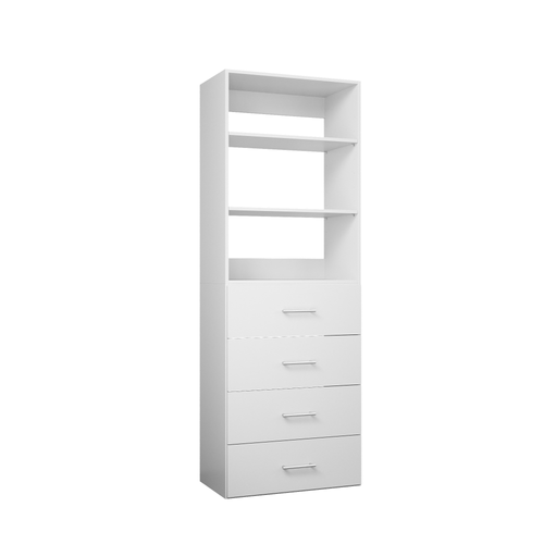 YChoiceMe 4-Drawer And 3-Drawer Open Storage Cabinet