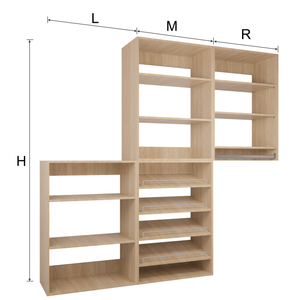YChoiceMe Simple Style Open Wardrobe