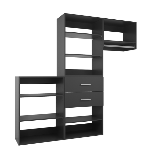 YChoiceMe Walk-In Wardrobe With Drawers Set