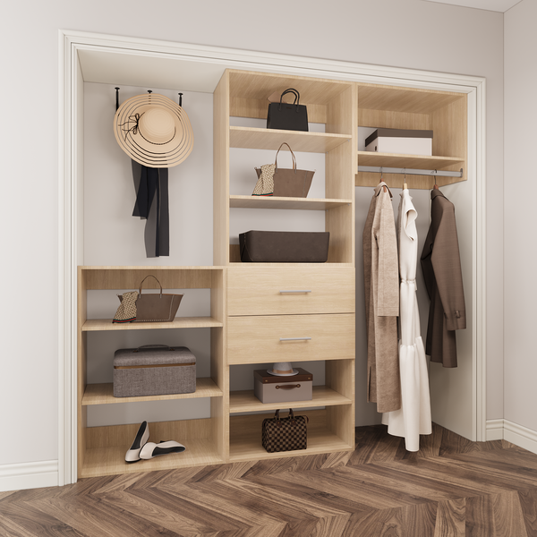 YChoiceMe Walk-In Wardrobe With Drawers Set
