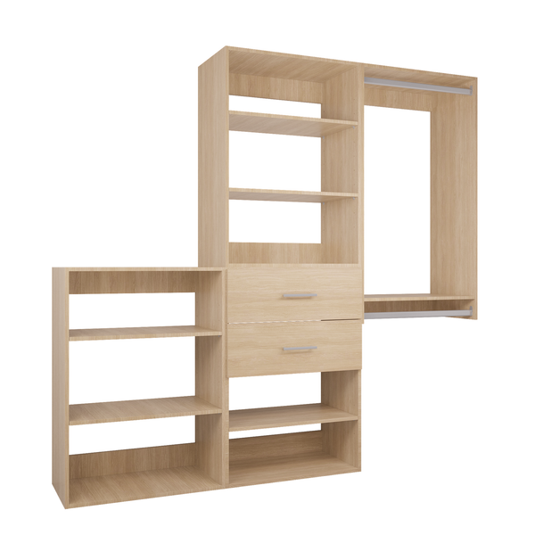 YChoiceMe 58.5-94.5'' W Closet System Starter Kit