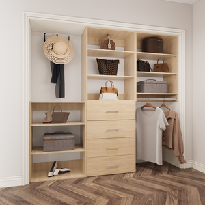YChoiceMe Bedroom Closet System 3-Piece Kit
