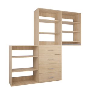 YChoiceMe Bedroom Closet System 3-Piece Kit