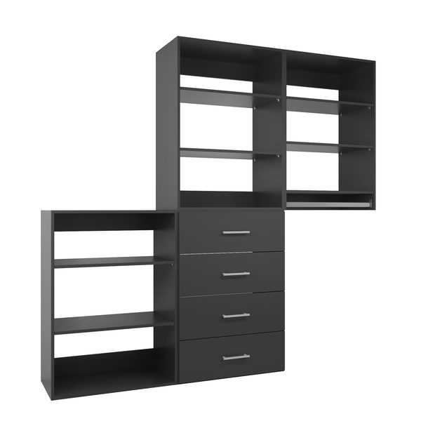 YChoiceMe Bedroom Closet System 3-Piece Kit