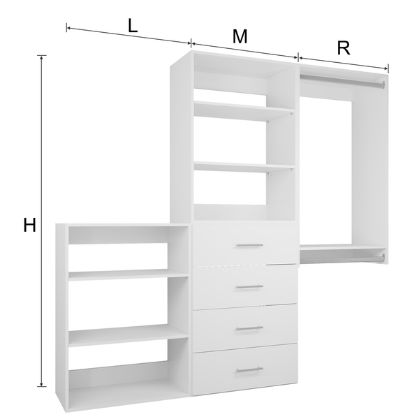 YChoiceMe Drawer Closet System