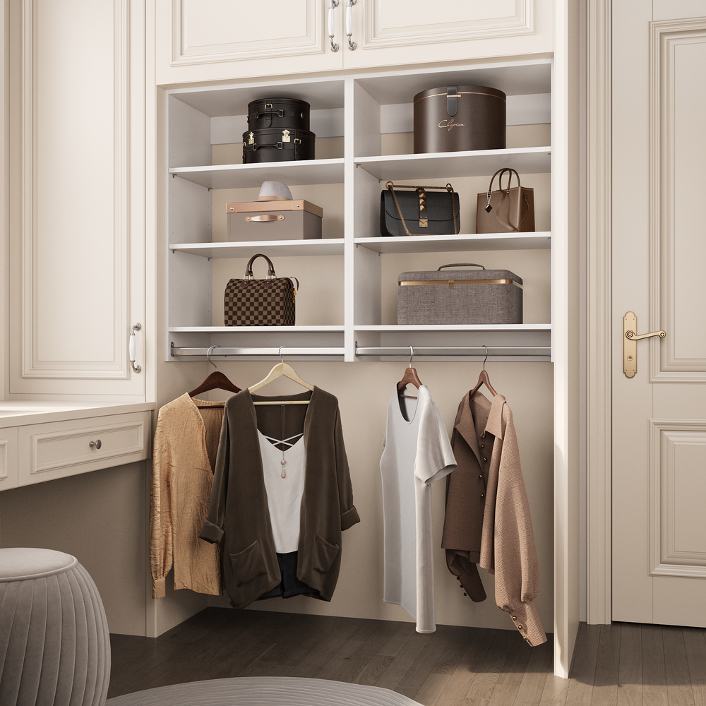 YChoiceMe Double-Open Hanging Wardrobe