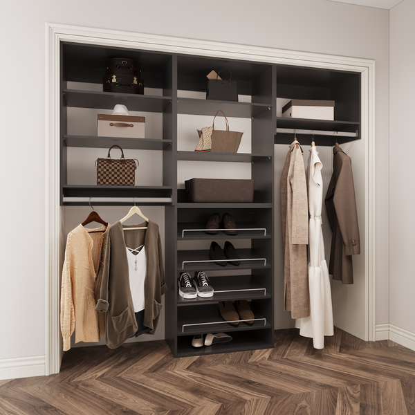YChoiceMe White Wardrobe Furniture Set