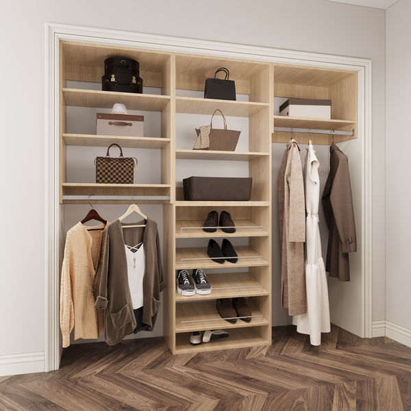 YChoiceMe White Wardrobe Furniture Set