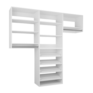 YChoiceMe White Wardrobe Furniture Set