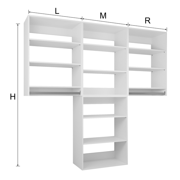 YChoiceMe Bedroom Storage Wardrobe System