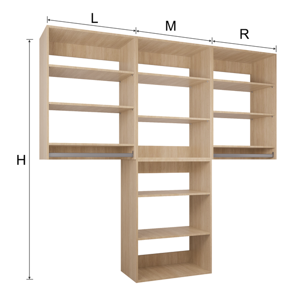 YChoiceMe Bedroom Storage Wardrobe System
