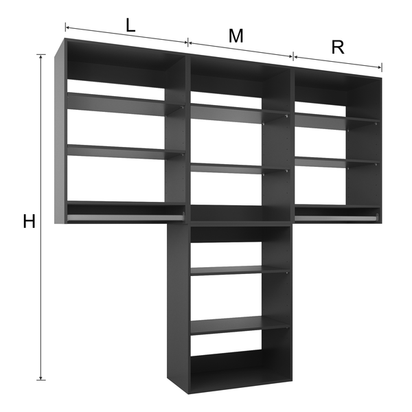 YChoiceMe Bedroom Storage Wardrobe System