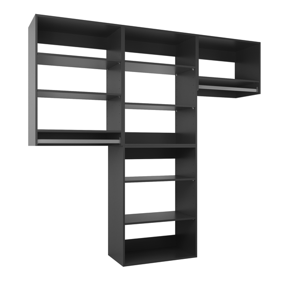YChoiceMe Modern Black Closet Kit