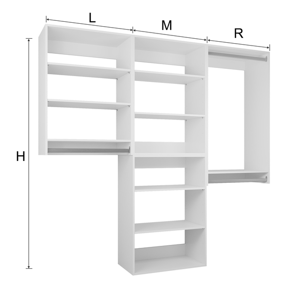 YChoiceMe Closet Systems Walk-In Kits