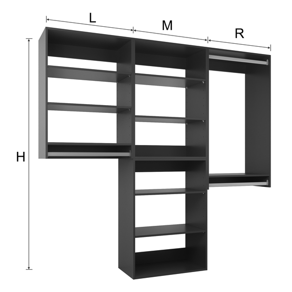 YChoiceMe Closet Systems Walk-In Kits
