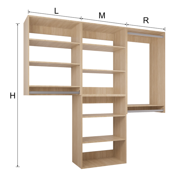YChoiceMe Closet Systems Walk-In Kits