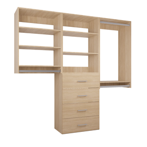 Closet Organizing System With Drawers